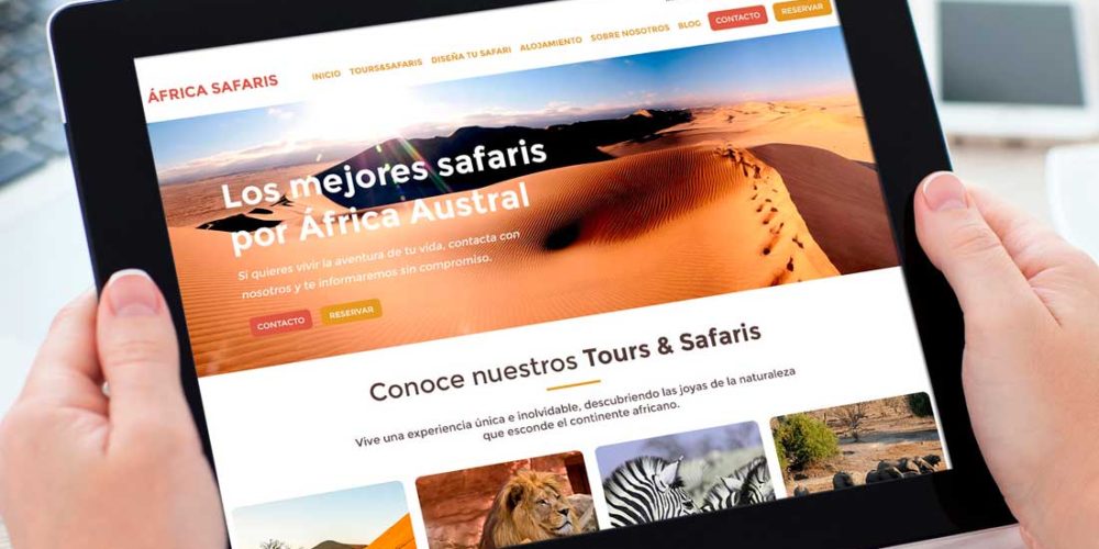 Diseño web África Safaris