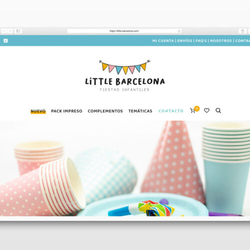 Diseño Tienda Online Little Barcelona